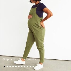Storq Anytime Overalls - Green - Maternity